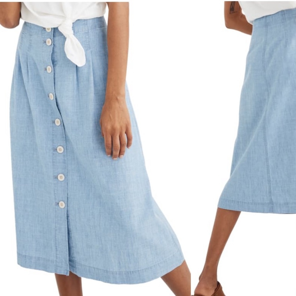 Madewell skirt with pockets